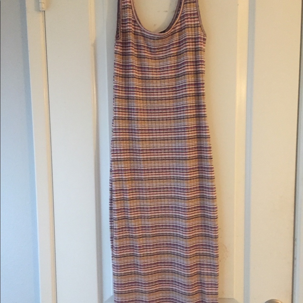 🌺Striped midi dress
